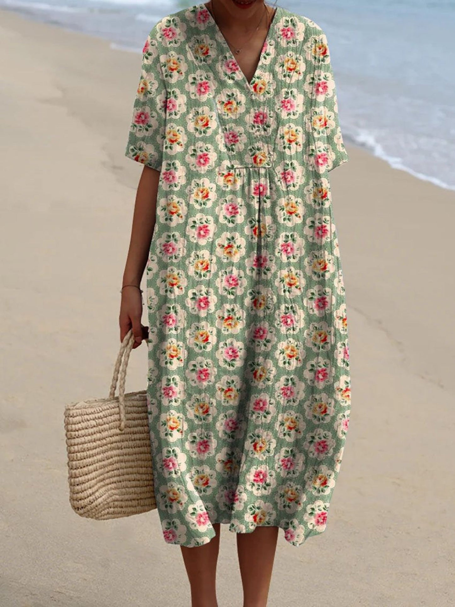Femke - Vestido Floral Clásico