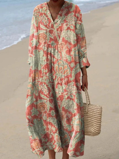 Romantic Vintage Floral Dress