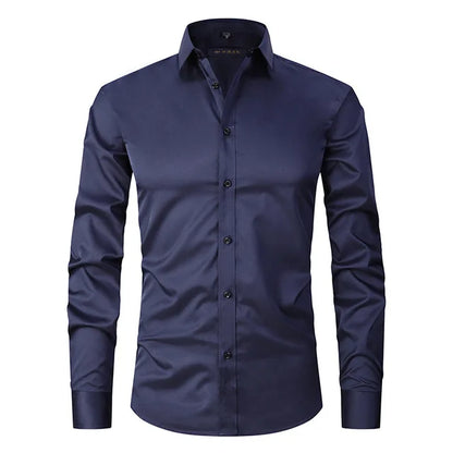 Men's Slim-Fit Button-Down Shirt