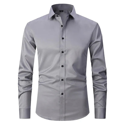 Men's Slim-Fit Button-Down Shirt