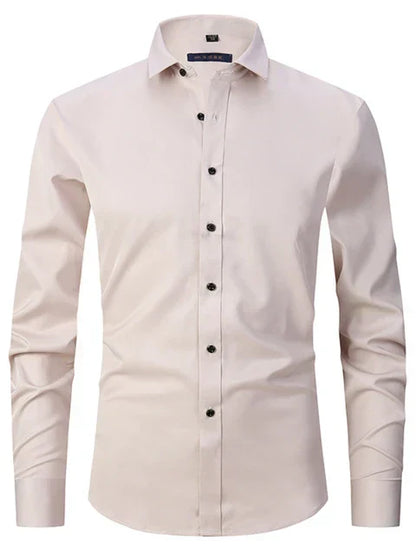 Men's Slim-Fit Button-Down Shirt