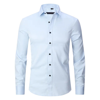 Men's Slim-Fit Button-Down Shirt