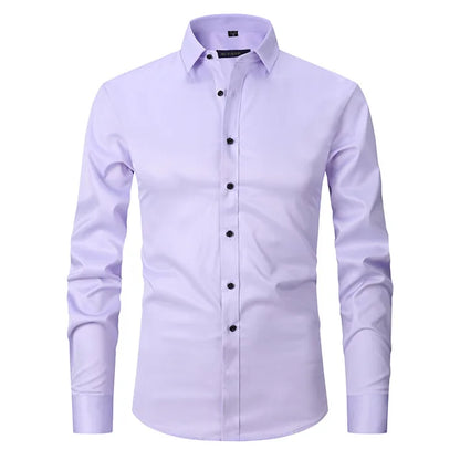 Men's Slim-Fit Button-Down Shirt