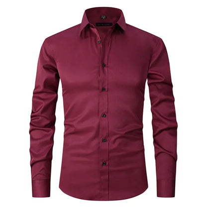 Men's Slim-Fit Button-Down Shirt