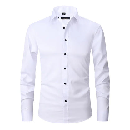 Men's Slim-Fit Button-Down Shirt