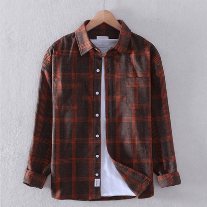 Eric | Men's Checkered Casual Button-Down Shirt